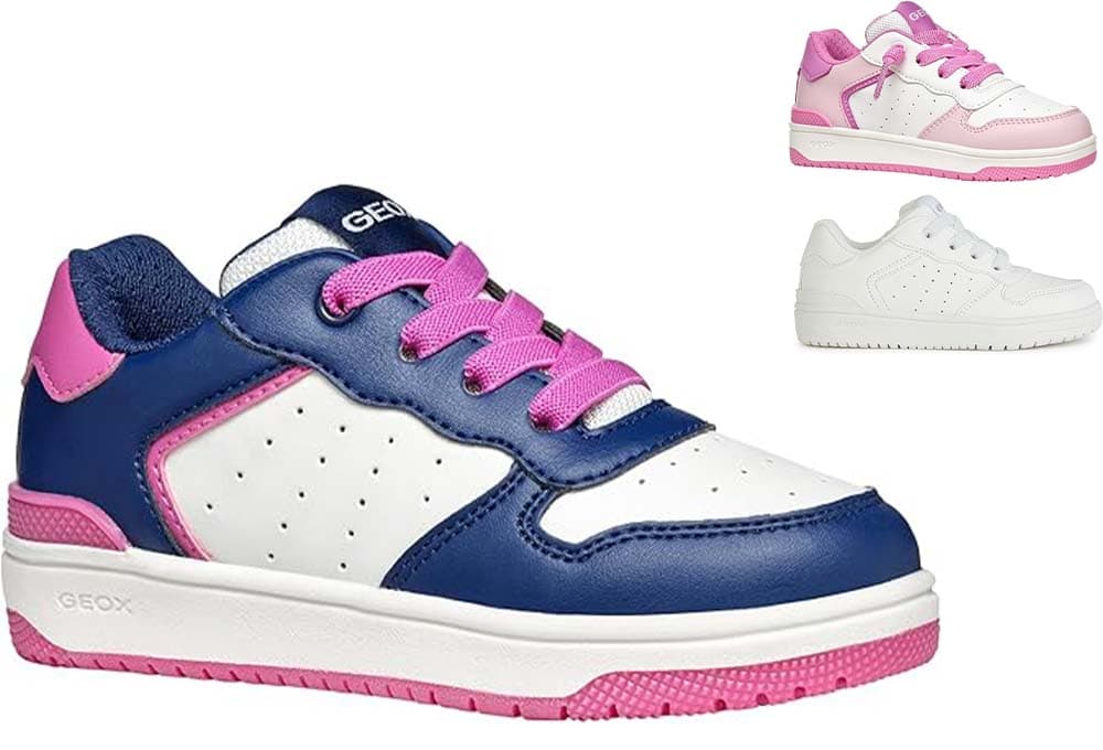 Geox J Washiba Girl D | Sapatilhas casuais para mulher e criança