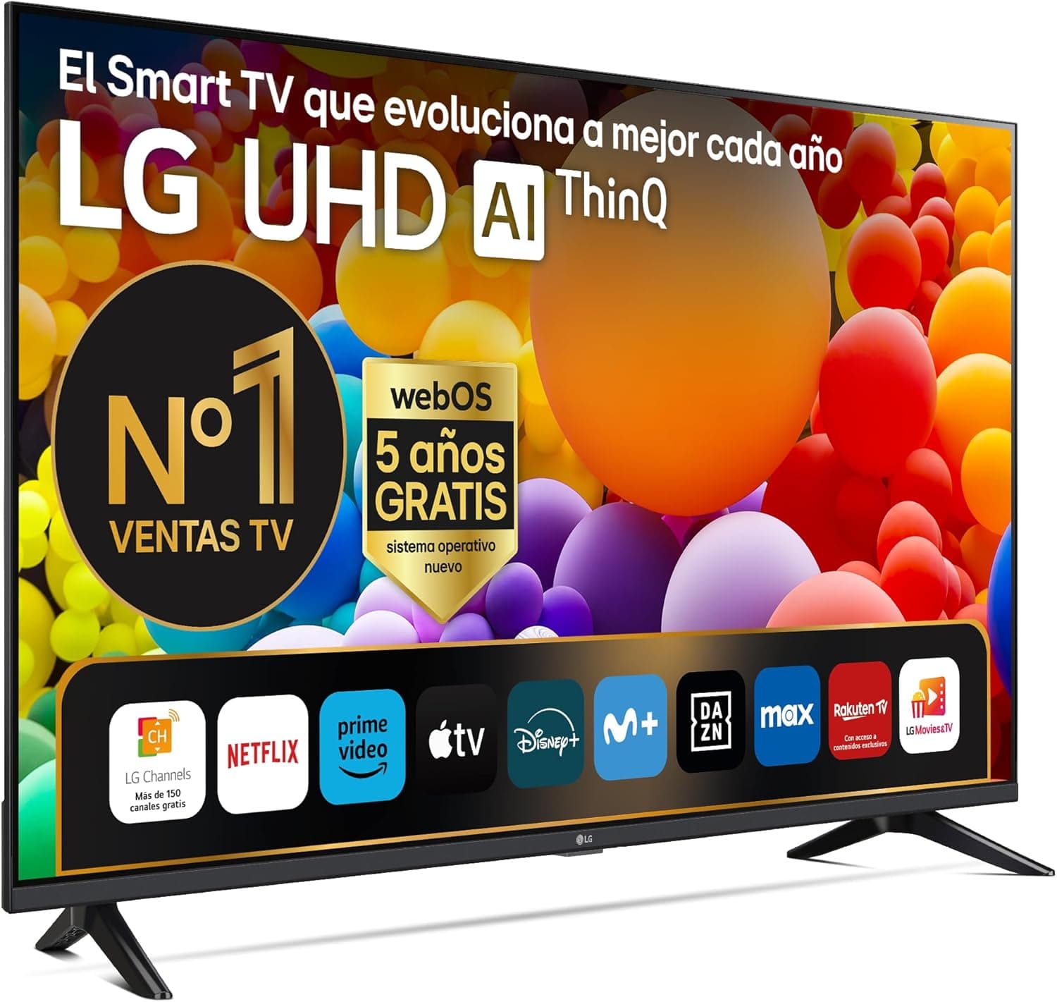 LG 65UT73006LA 65", UHD 4K, série UT73, Smart TV, WebOS24, Processador a5, HDR10, Dolby Digital Plus, SmartTV, 3840x2160, preto