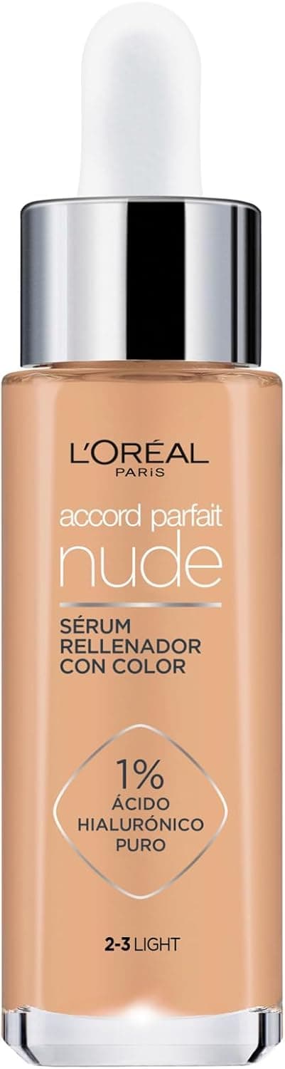 L'Oréal Paris Accord Parfait Sérum com cor com ácido hialurónico tom 2-3 luz