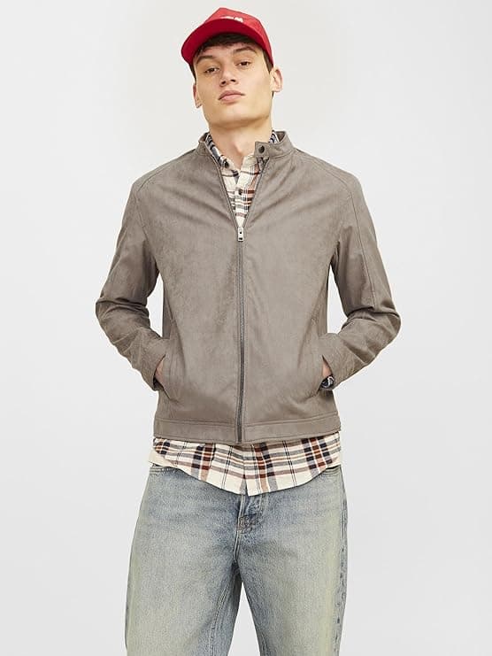 JACK & JONES | Casaco em camurça sintética para homem