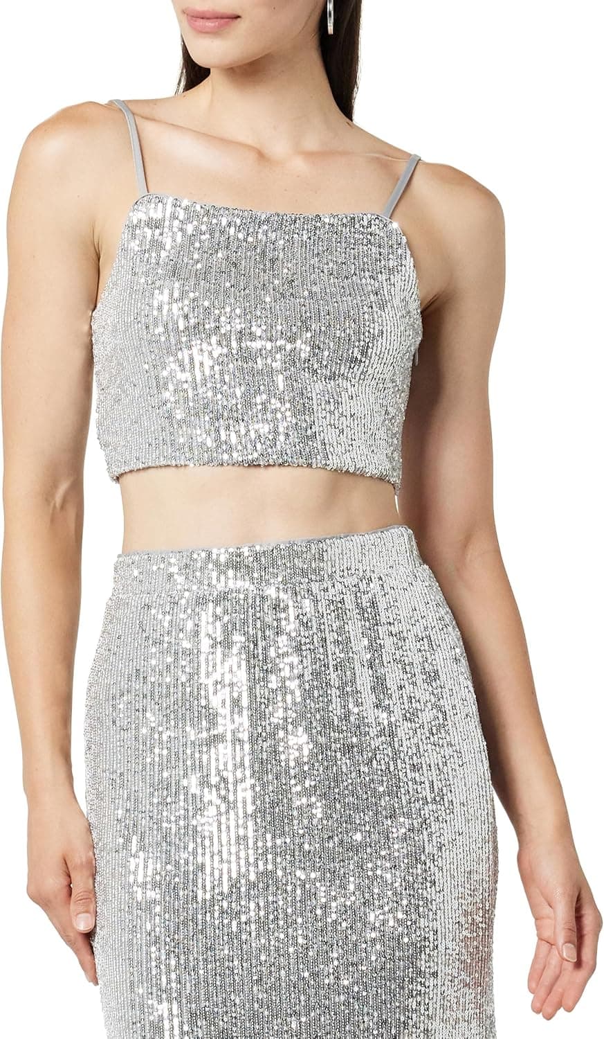 The Drop Bralette de lantejoulas Freddie para mulher