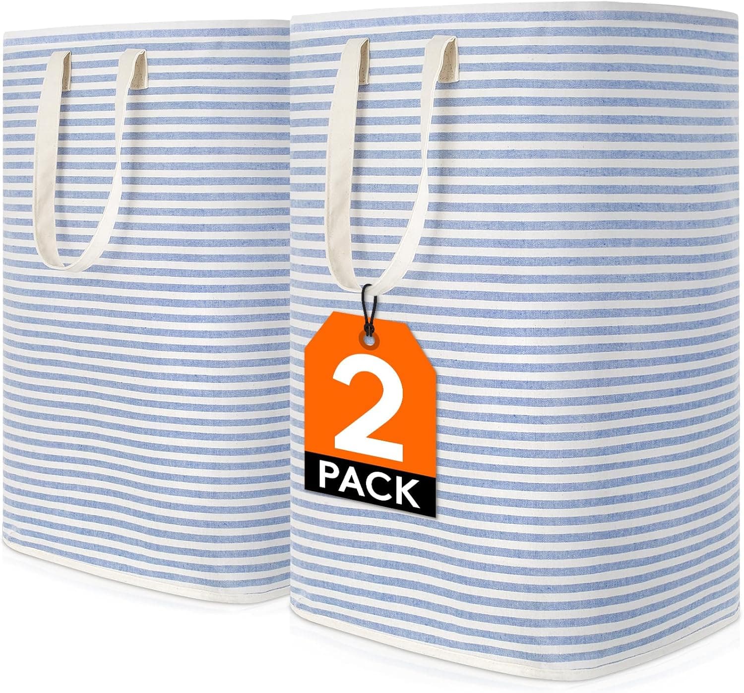 Lifewit Cesto de roupa suja 75 l, pack de 2
