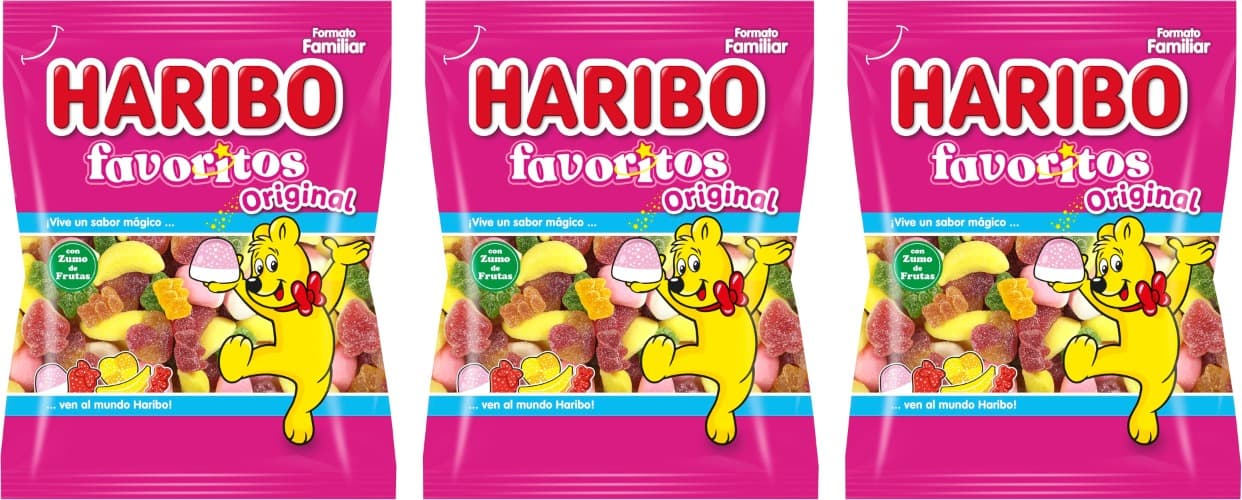 HARIBO Favoritos, 250 g x 3