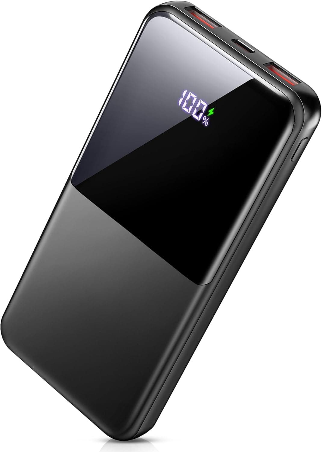 Doubc Power Bank 10000 mAh, bateria externa carregamento rápido 22,5 W PD & QC 3.0 USB C carregador portátil compacto com entrada e 3 saída, compatível com iPhone 15 14 13 Pro MAX Plus Samsung Xiaomi