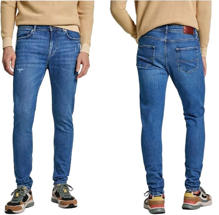 Pepe Jeans Fit Skinny e Cintura Regular Finsbury para homem