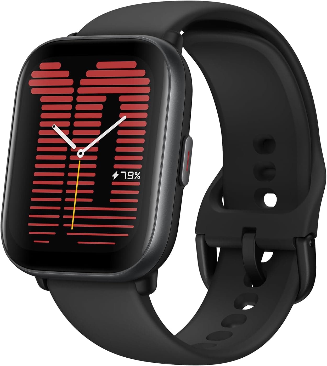 Amazfit Relógio inteligente ativo com treinador de GPS, Zepp Coach, Readiness, exercício físico AI, chamadas Bluetooth, bateria de 14 dias, ecrã AMOLED de 1,75" e Alexa-Enabled