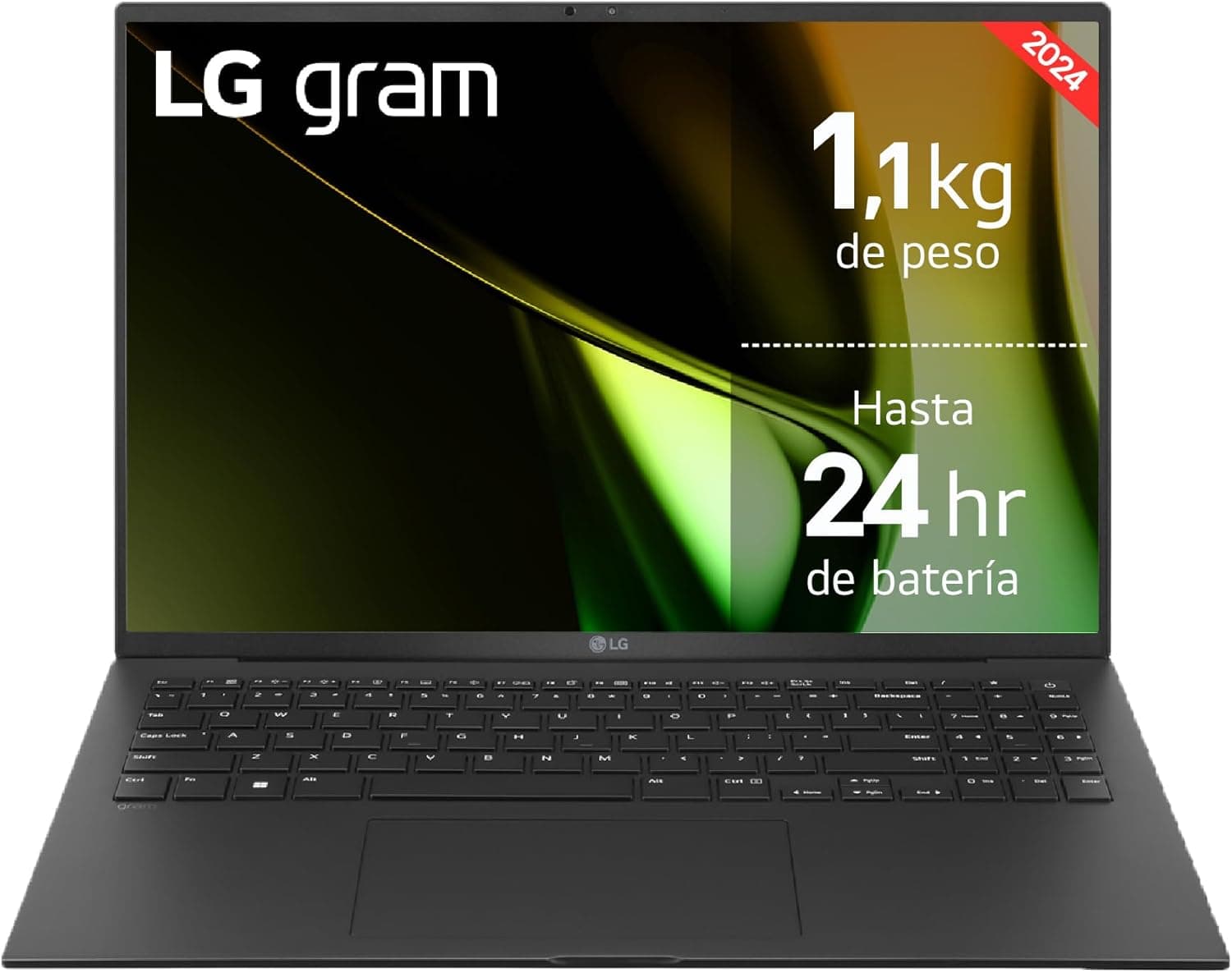 LG Gram 16ZD90S-G.AX75B Computador portátil ultraleve de 40,6 cm (16 polegadas) 2560 x 1600, painel IPS anti-reflexo, Intel Core ultra 7, 16 GB RAM, 512 GB SSD, 1199g