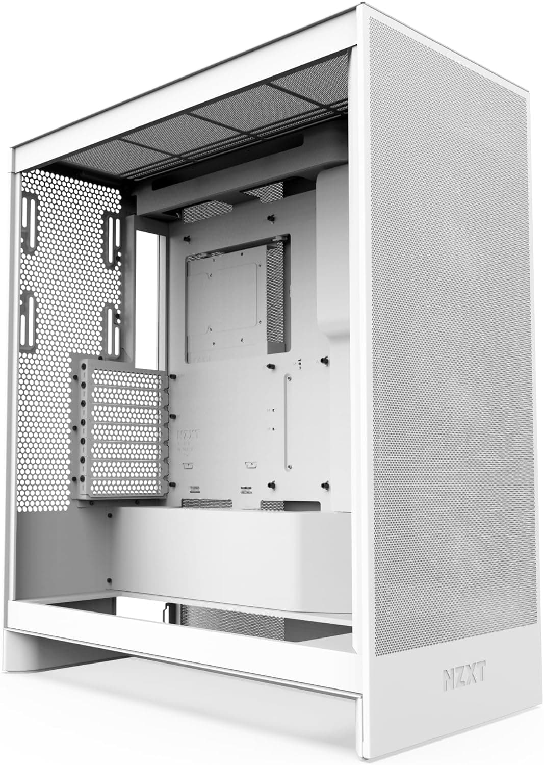 NZXT H7 Flow 2024 | Caixa ATX half tower com ventilação otimizada e suporte para radiador frontal 420 mm em branco