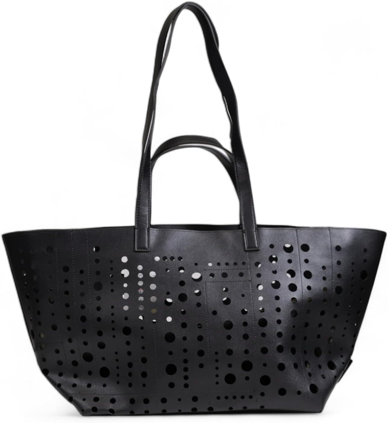 Desigual, Bolsa tote PU para mulher, tamanho único, Preto