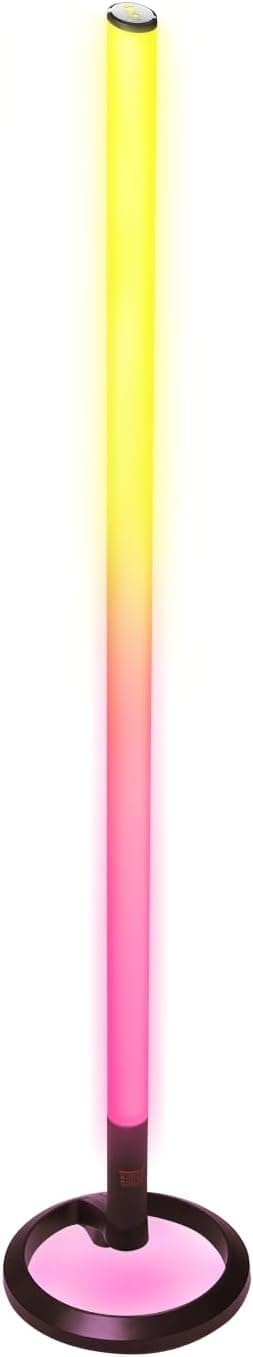 JBL PartyLight Stick, barra de luz Bluetooth portátil para festas, para altifalantes JBL PartyBox, iluminação LED RGB de 360 graus, 8 h de autonomia, IPX4, compatível com a app JBL PartyBox
