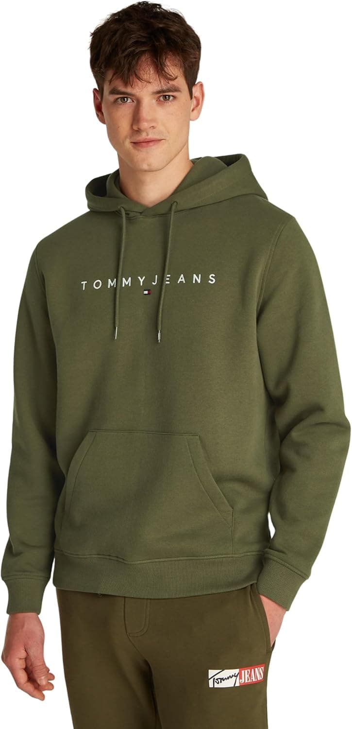 Tommy Jeans Camisola Verde Para Homem (Fatigue Green)