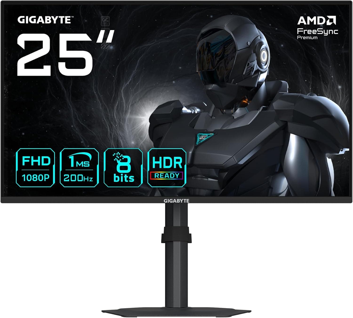 ‎Gigabyte Technology G25F2 Monitor 24,5'' FHD | Monitor de 24,5 polegadas com resolução Full HD