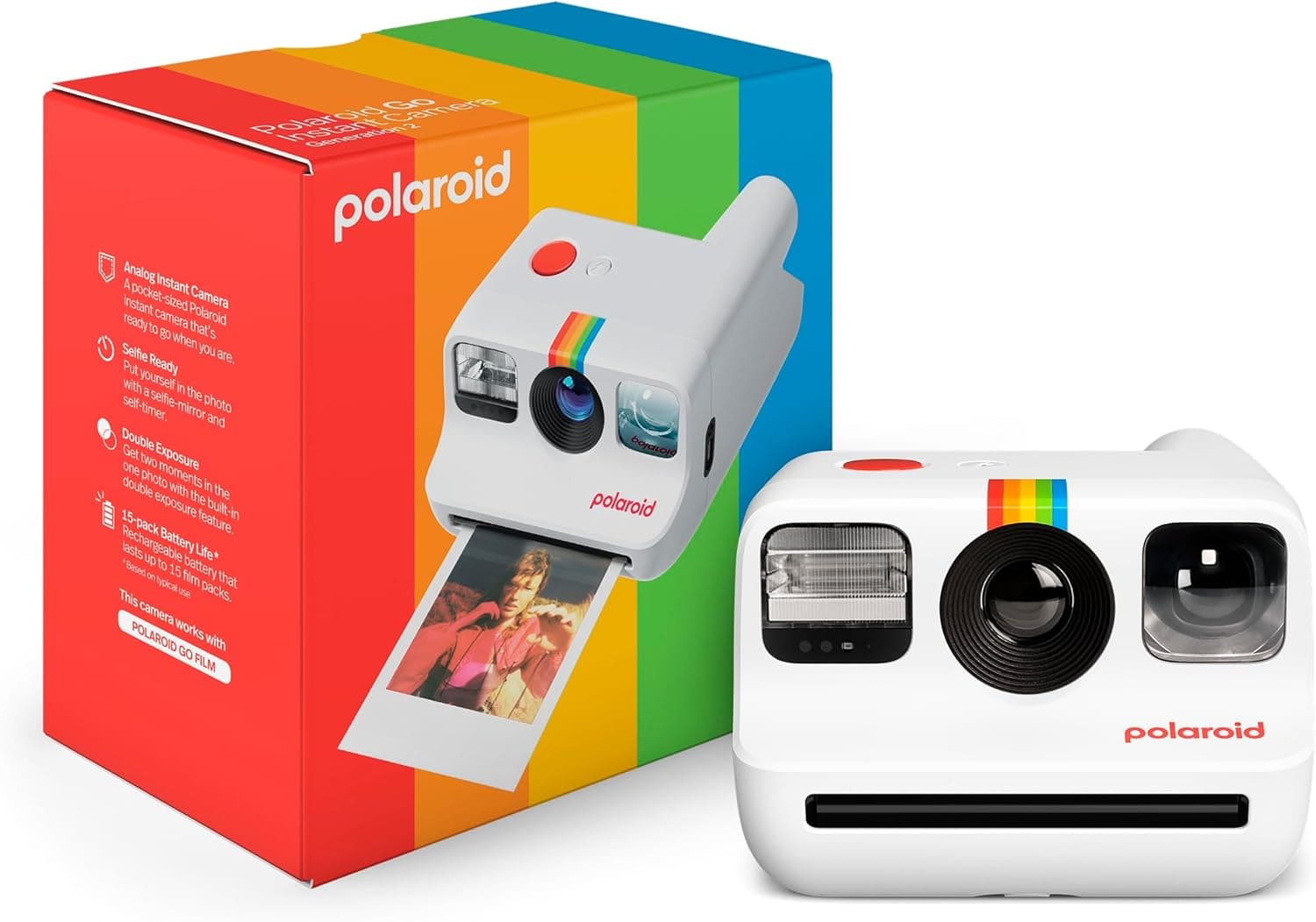 Polaroid Go Generation 2 Câmara instantânea - branco (9097), apenas câmara