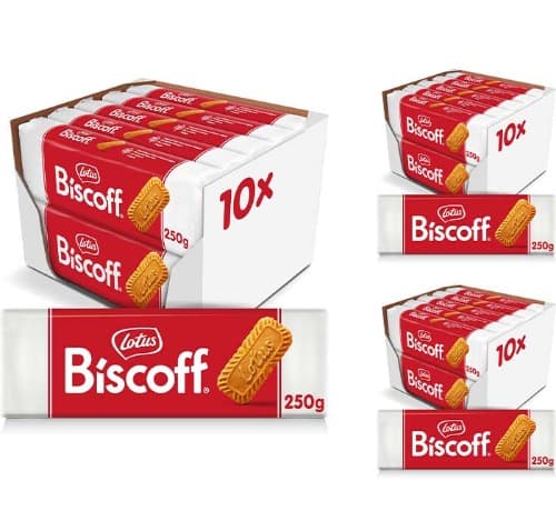 Lotus Biscoff | Bolacha Caramelizada Original | Vegan | Sem Corantes nem Conservantes | 30 x 250g | 7,5kg