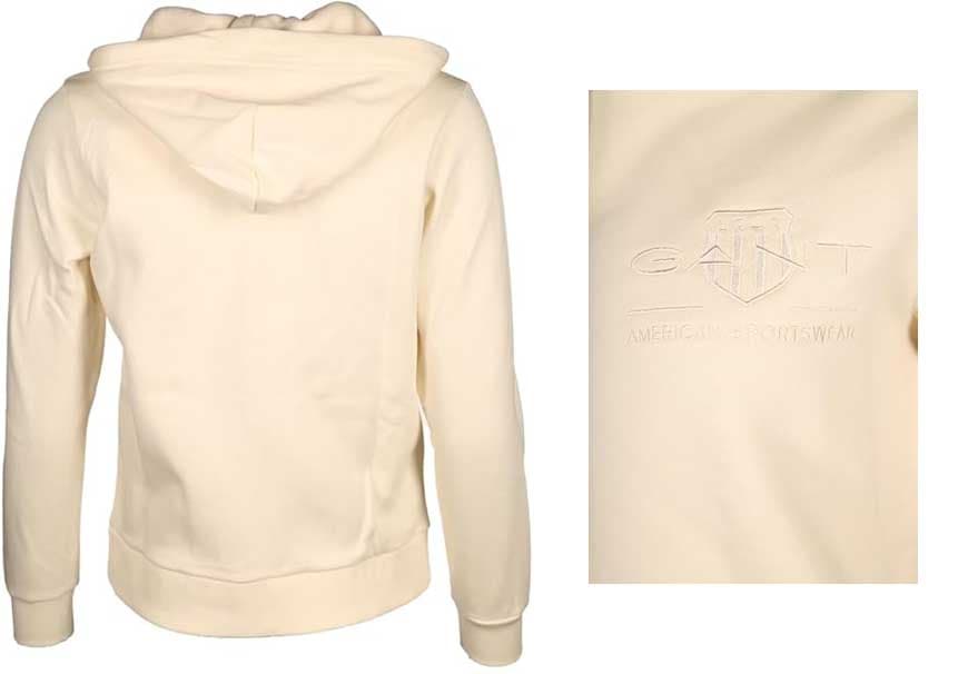 GANT Reg Tonal Shield | Sweatshirt com capuz para mulher