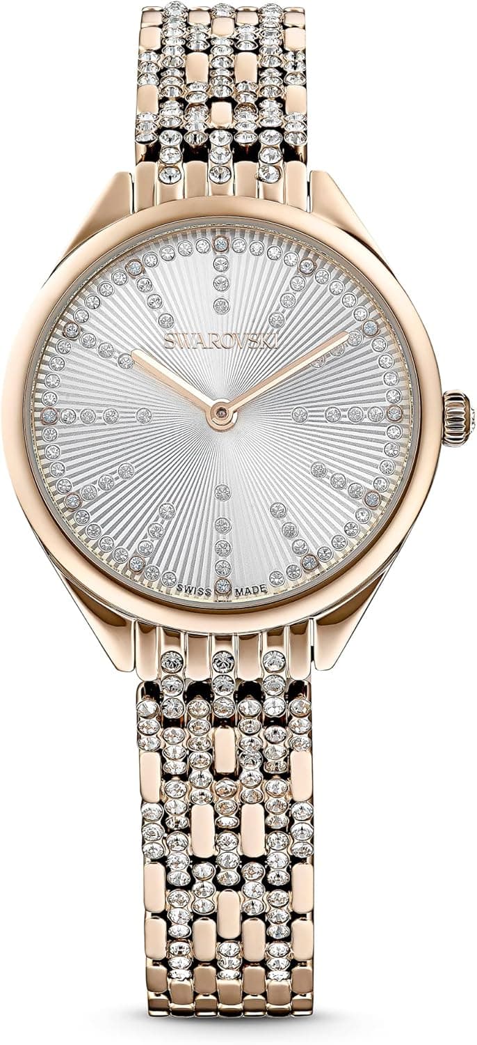 Swarovski Relógio Attract, dourado, para mulher
