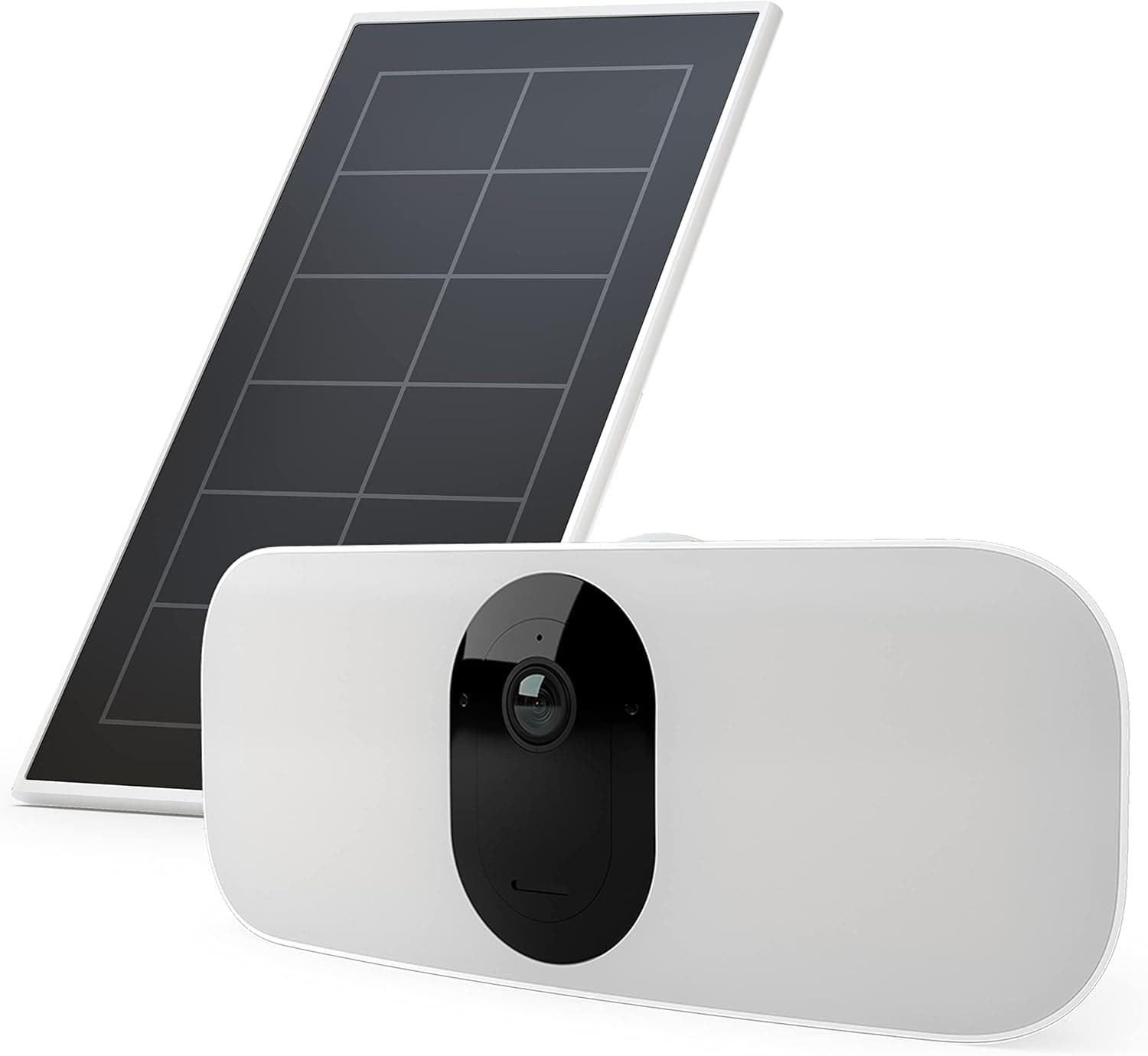 Arlo Floodlight Câmara de vigilância WiFi exterior, sem fios, 2K HDR, visão noturna de 160°, foco e alarme incorporados, detecção de movimento, áudio bidirecional, teste de arco seguro incluído,