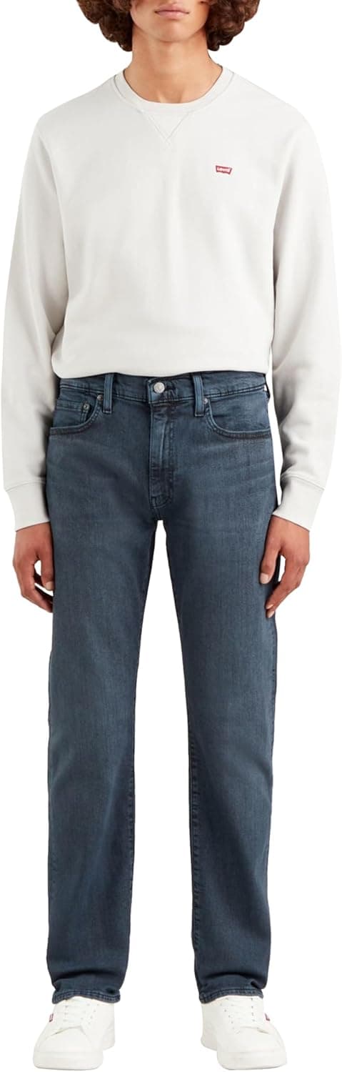 Levi's 502 Taper de ganga para homem (Richmond Blue Black Od Adv)