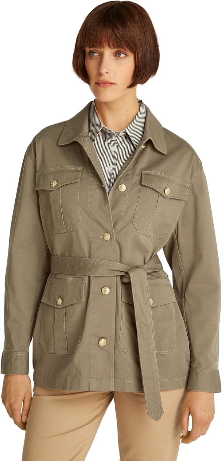 Tommy Hilfiger WW0WW45933 | Blazer utility para mulher com botões dourados