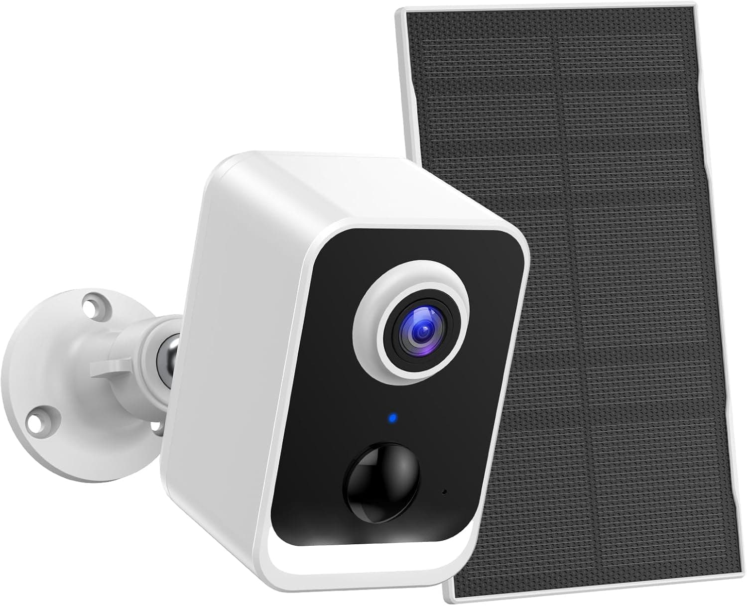 PEEIPM Câmara de vigilância WiFi exterior, câmaras de vigilância sem cabos, visão noturna colorida, detecção de AI, chamadas bidirecionais, impermeável IP66