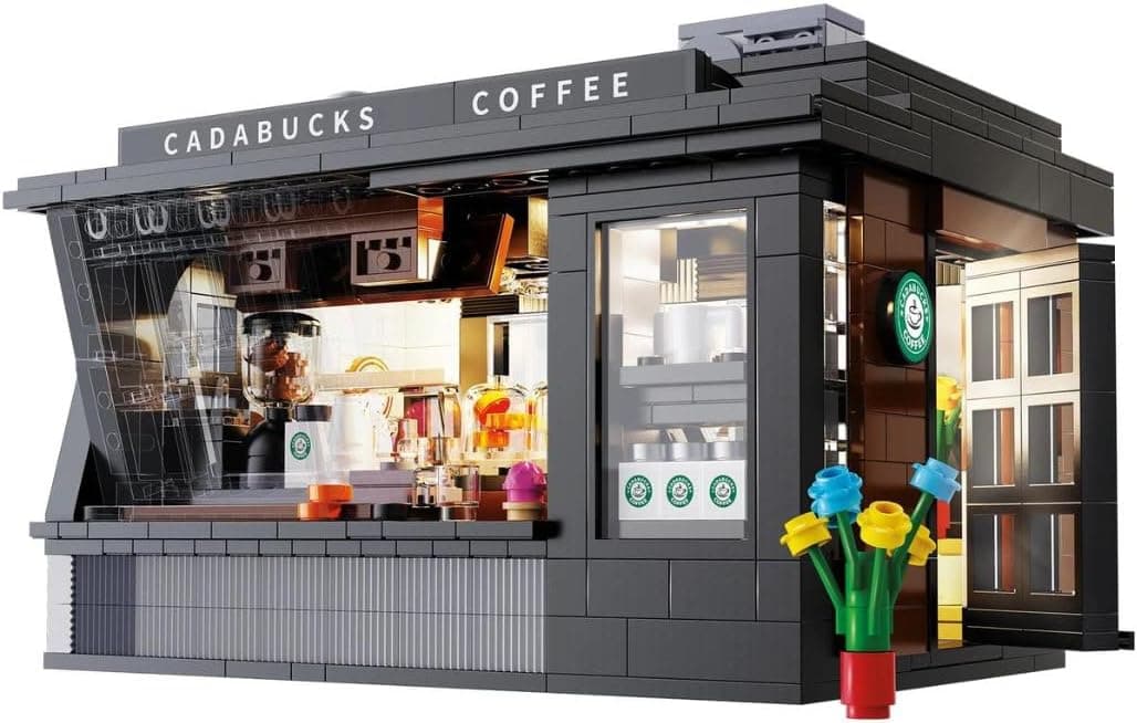 CaDA - Coffe House - Conjunto de construção de cafeteria - 768 peças - 14 - (DeQube 927DE66005)