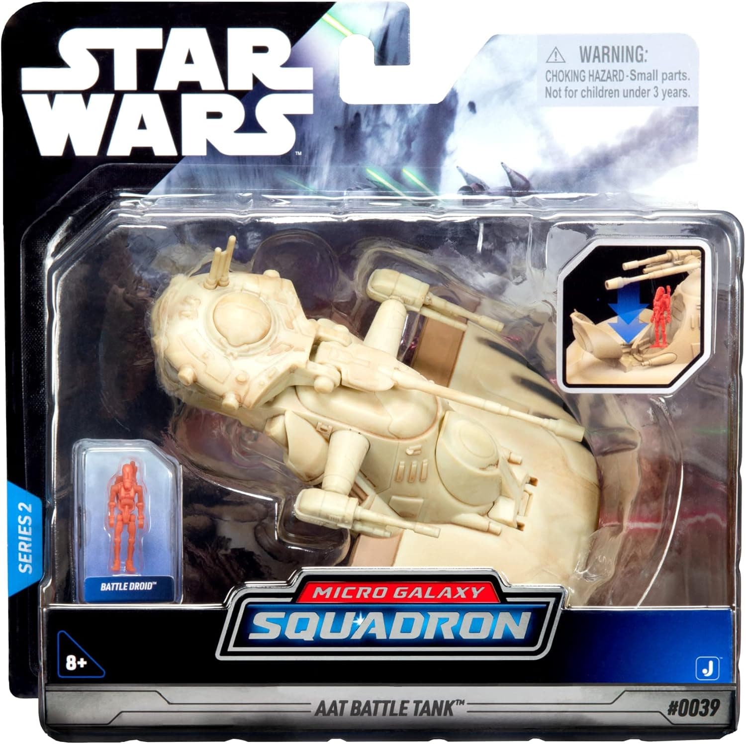 Bizak Star Wars Deluxe Armored Assault Tank de 13 cm e inclui 1 figura (62610024)