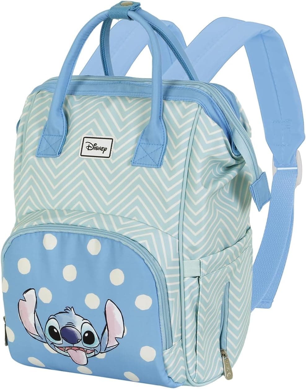 Disney Lilo e Stitch Lovely Mochila Mommy, azul, 25 x 40 cm, capacidade 20 l