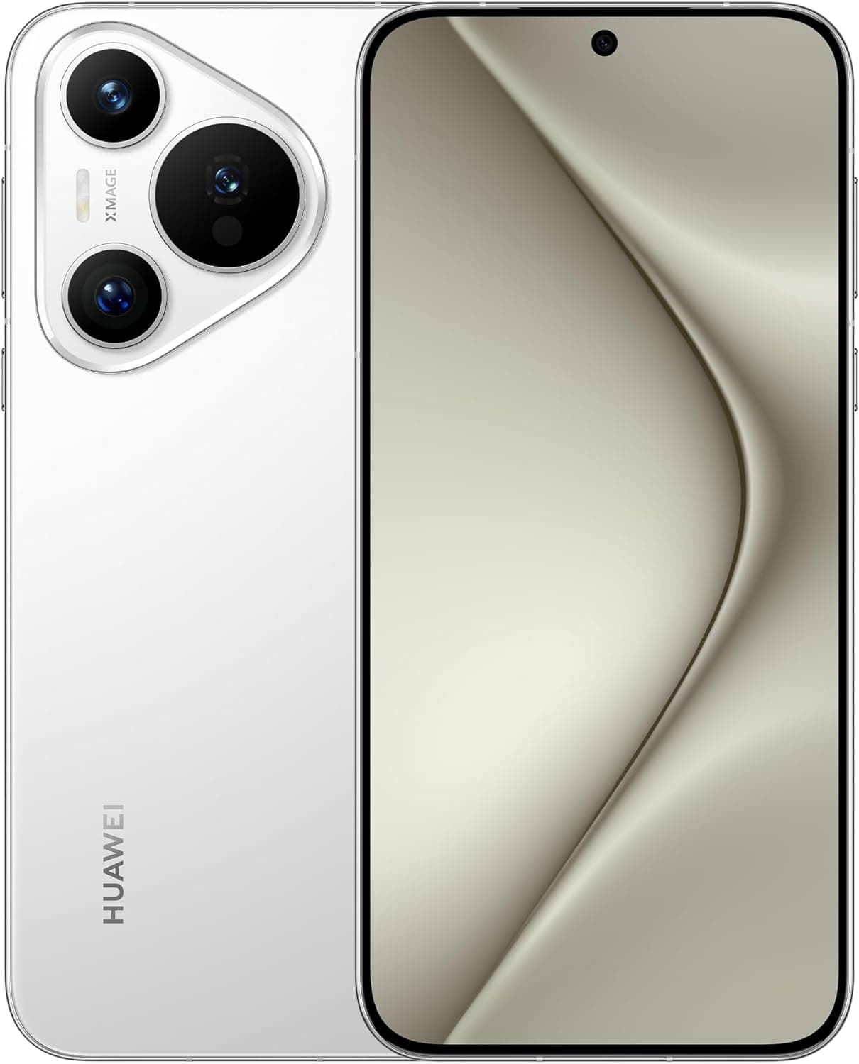 HUAWEI Pura 70 Smartphone, 12 GB + 256 GB, ecrã plano, suporta instantâneos de velocidade ultra-alta, vidro Kunlun superdurável, Supercharge de 66 W, bateria de 4900 mAh, branco