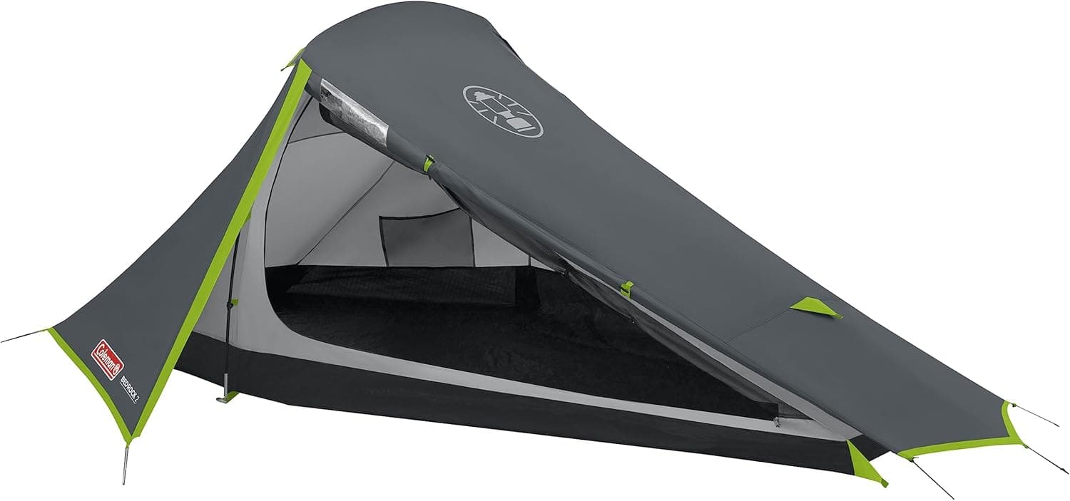 Coleman Bedrock - Tenda de campismo compacta para 2 pessoas, uma tenda de campismo leve para 2 pessoas e caminhadas, 100% resistente à água