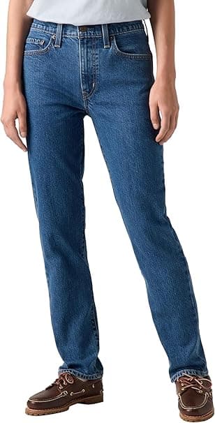 Levi's 724 High Rise Straight Calças de ganga para mulher
