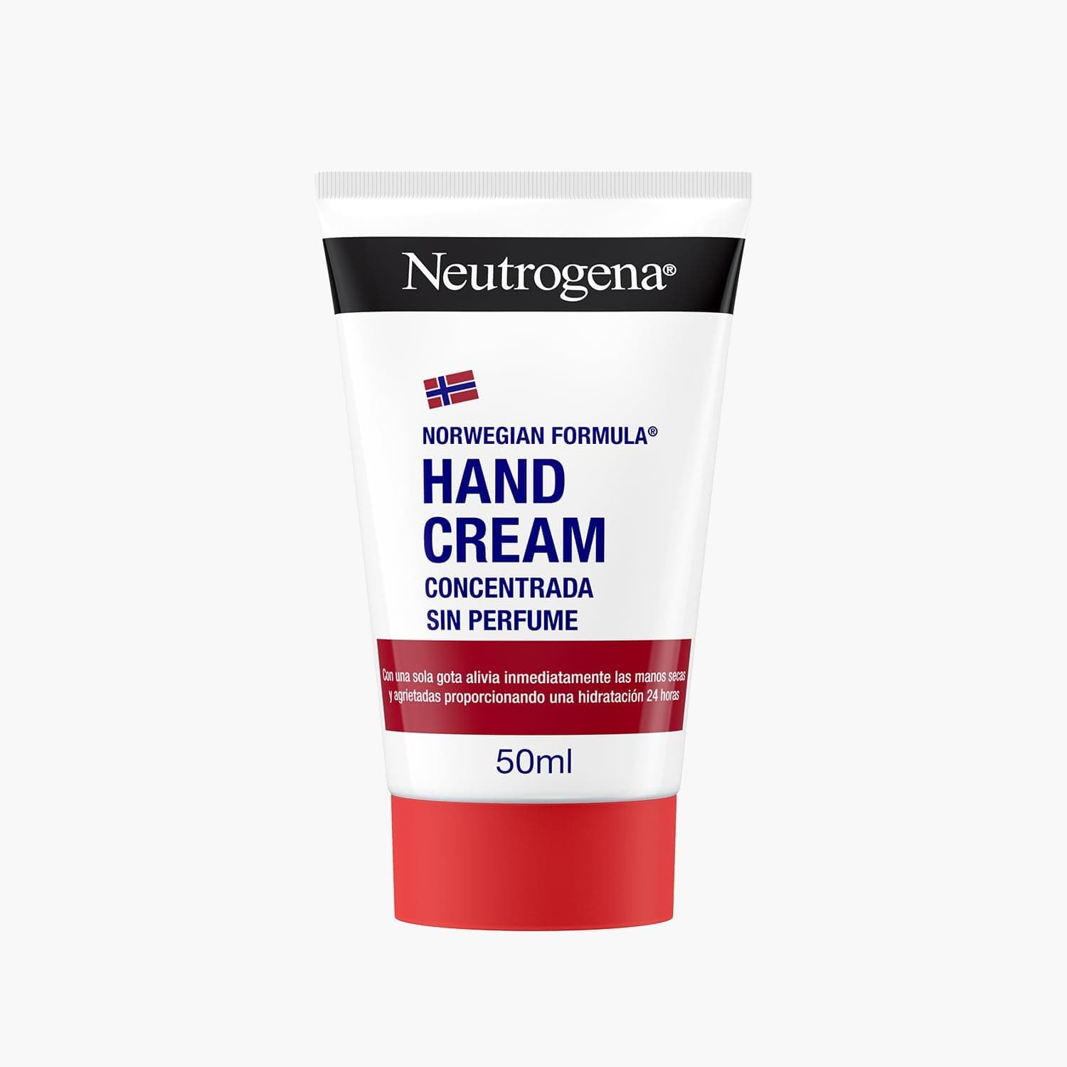 Neutrogena Creme de mãos concentrado sem perfume (50 ml), creme de mãos reparador para peles sensíveis, creme para mãos rachadas e secas com glicerina e vitamina E