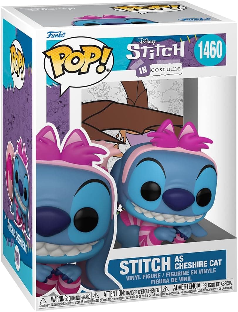 Funko Pop! Disney: Stitch Costume - Cheshire - Lilo and Stitch - Figura de vinil colecionável 
