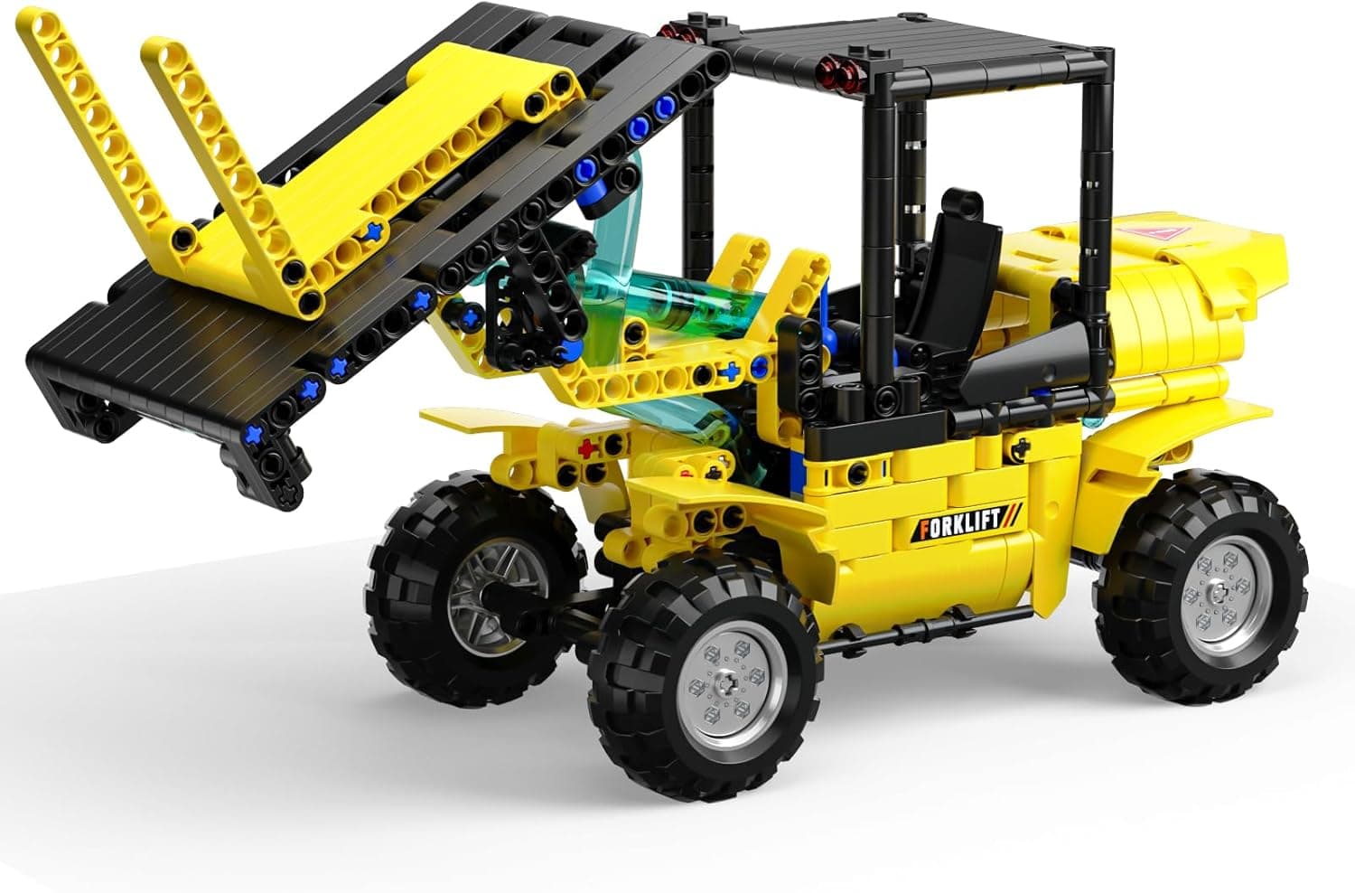 QLT Technik Ideas - Conjunto de blocos de construção para empilhadeira, compatível com a técnica LEGO, brinquedos de empilhadeira STEM, presentes para meninos e meninas de 6 a 12 anos