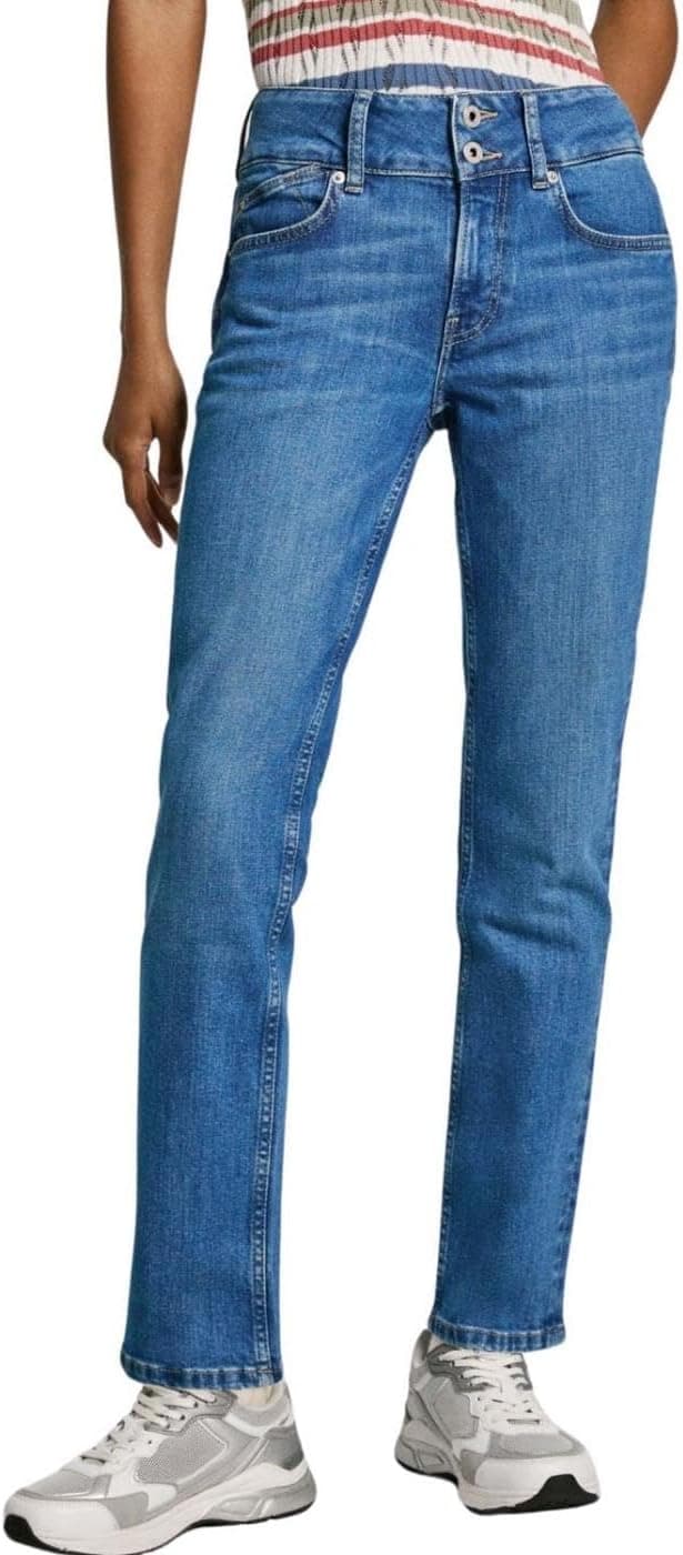 Pepe Jeans Slim Jeans MW PL204735, Calças de ganga para mulher