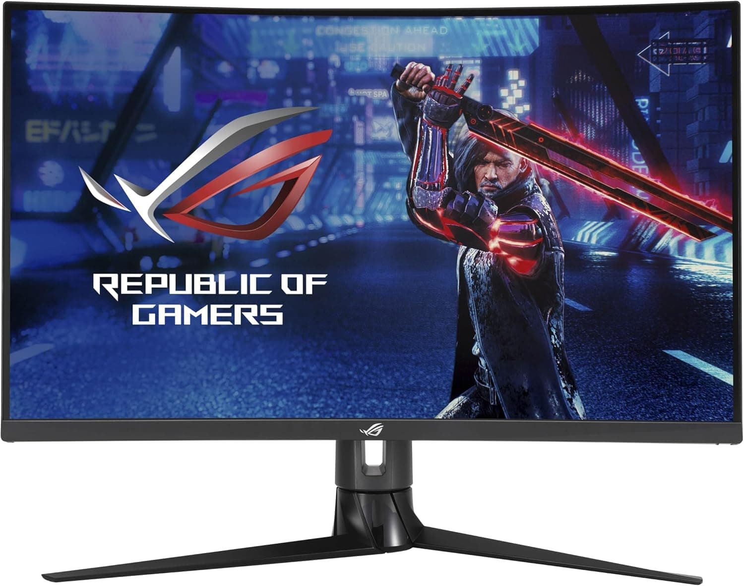 ‎ASUS ROG Strix XG32VC 31.5'' Monitor Curvo WQHD | Monitor curvo de 31.5 polegadas com resolução 2560x1440 e taxa de atualização de 170Hz