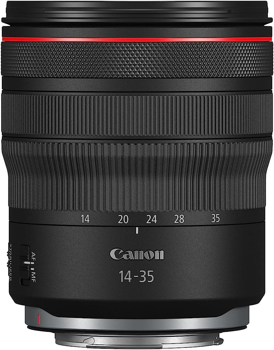 Canon Alvo RF 14 - 35 mm F4L IS USM - lente zoom ultra grande angular, estabilizador ótico de 5,5 passos, foto e cinema | sistema EOS R compatível