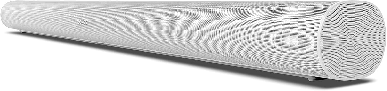 Sonos Arc - a barra de som inteligente para televisão, música e muito mais, som em 3D com Dolby Atmos, controlo por voz, cor branca