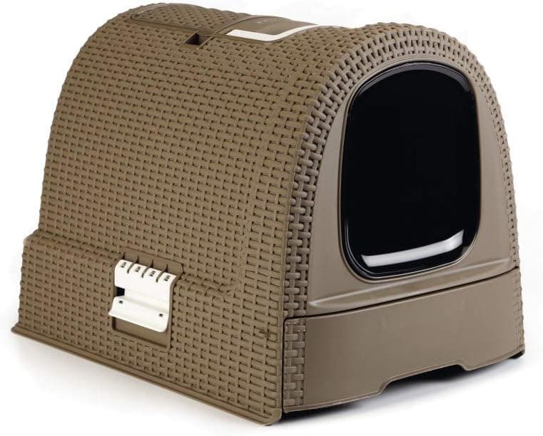 Curver K&Bz Casota para areia de gato, 51 x 38,5 x 39 cm , 630 g