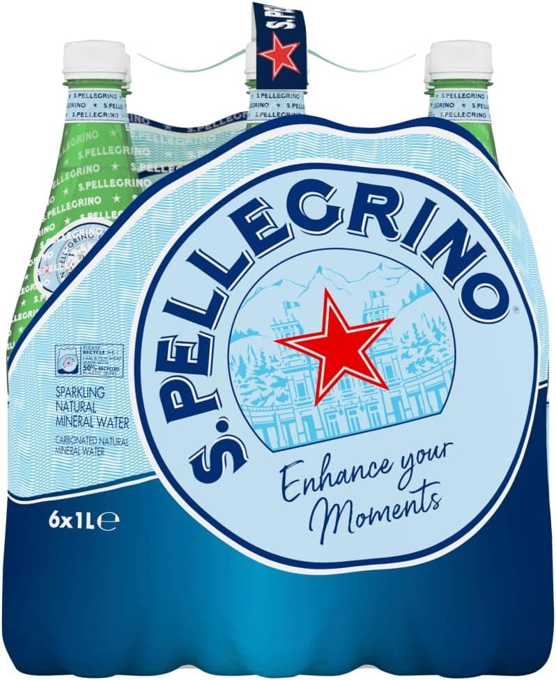 San Pellegrino Sparkling Água mineral 6 x 1 l