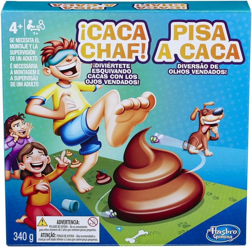 Hasbro Gaming Caca Chaf | Jogo de chão infantil multicolor