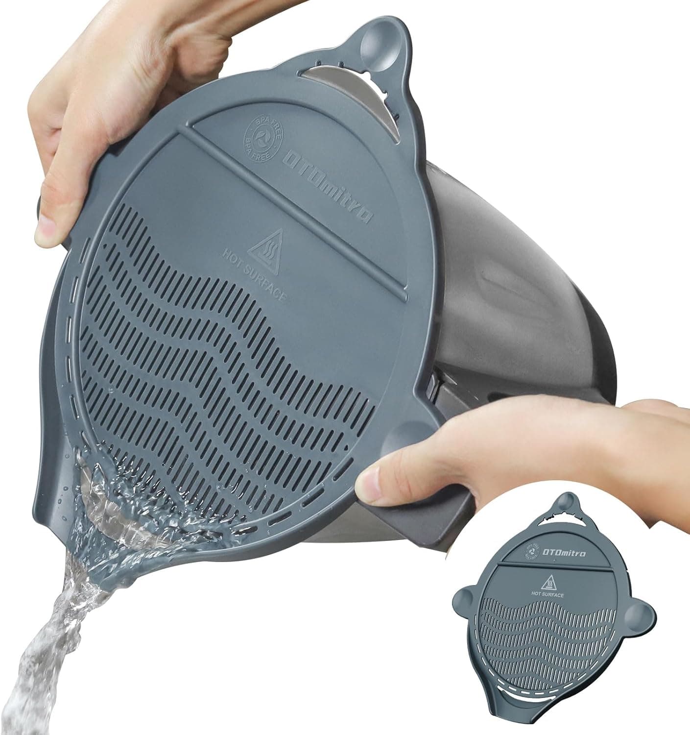 OTOmitra Coador para panela misturadora Monsieur Cuisine Connect e Smart, acessório de peneira para robô de cozinha MCC Lidl, ajuda para despejar para MCC, sem BPA, filtro de massa MCS, filtro de
