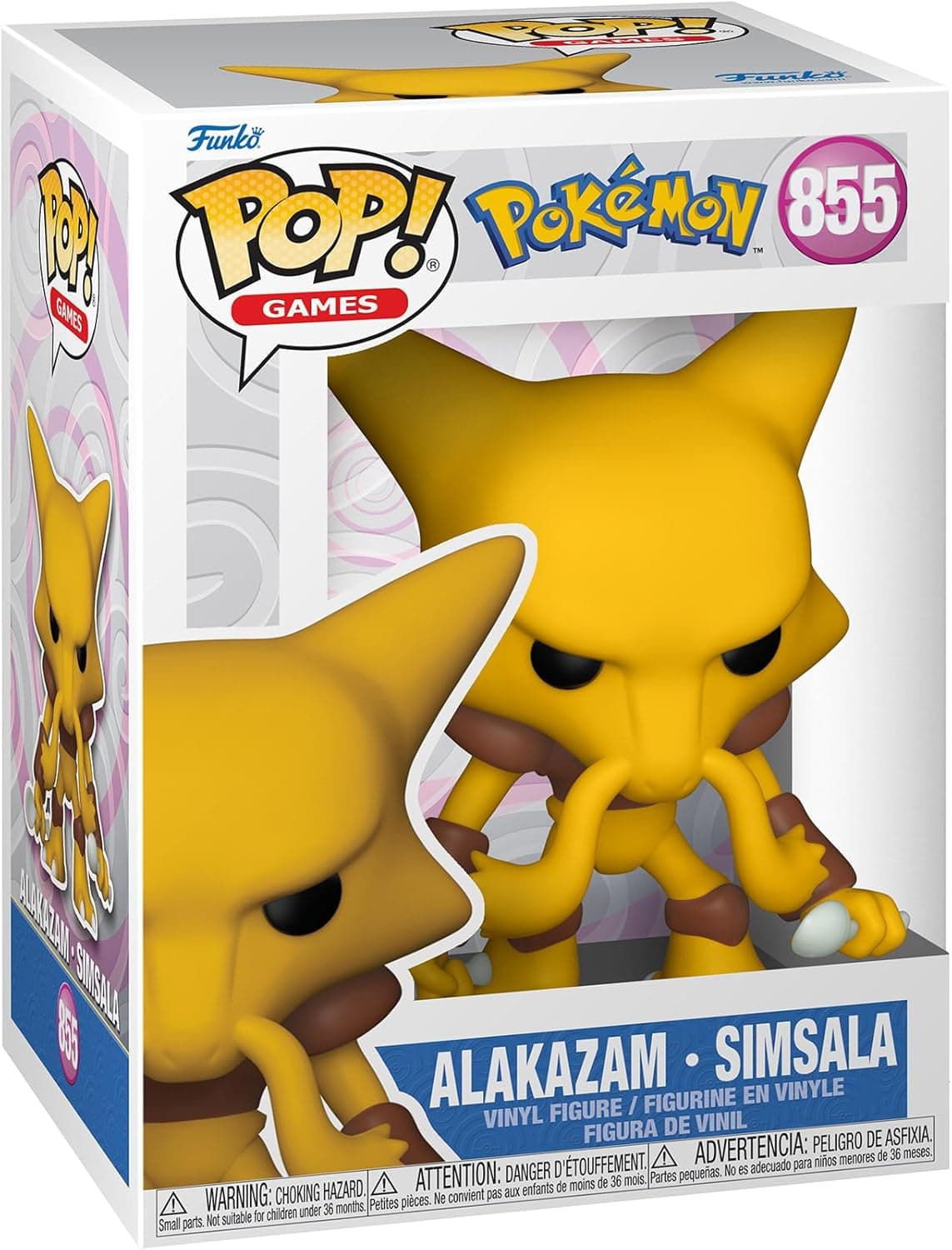 Funko Pop! Games: Pokemon - Alakazam - Figura de vinil colecionável