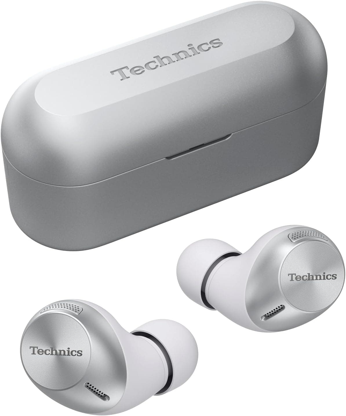 Technics EAH-AZ40M2ES Auriculares sem fios com cancelamento de ruído, Bluetooth multiponto 3 dispositivos, confortáveis integrais, microfone integrado, ajuste personalizável