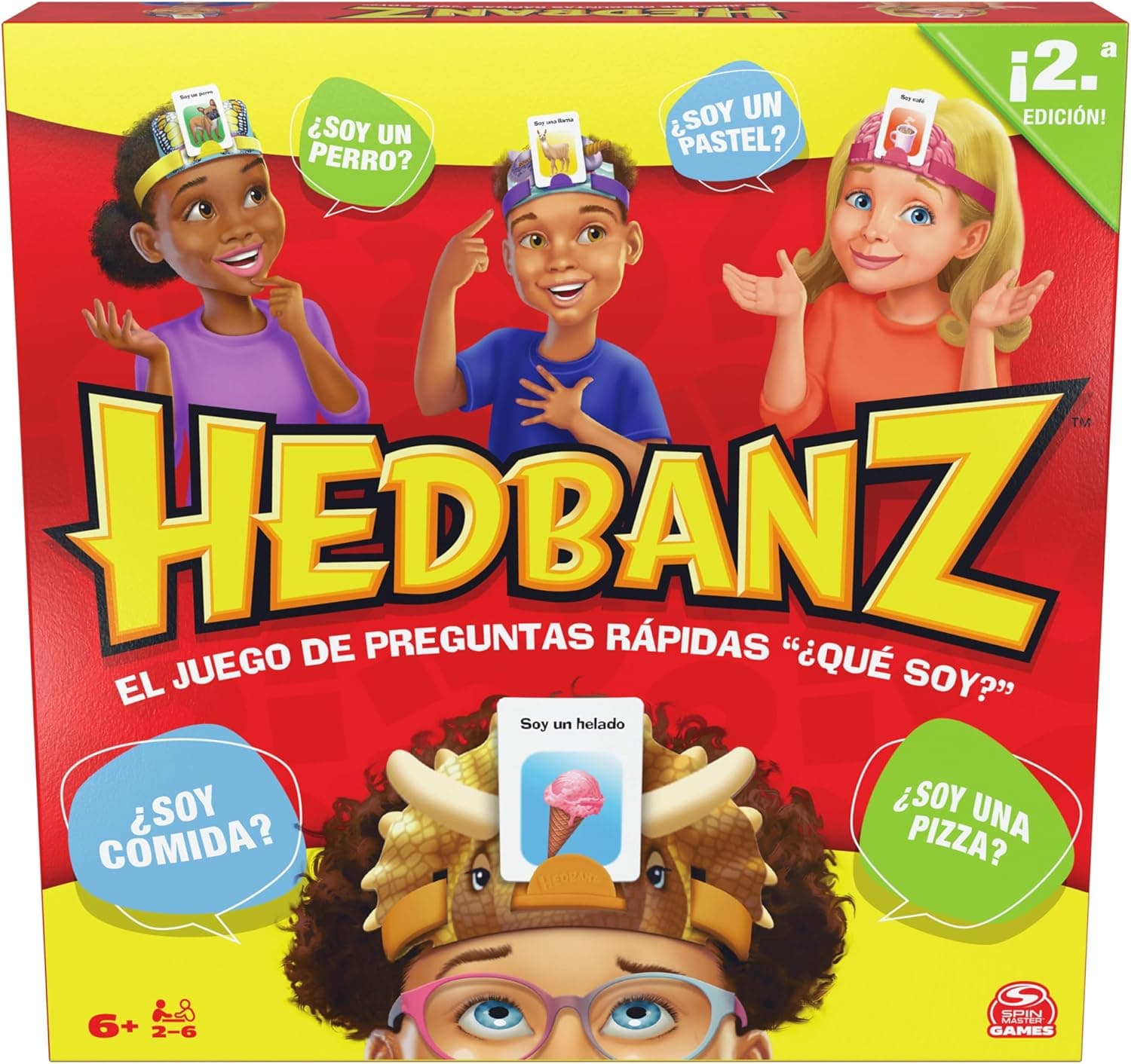 Jogos de tabuleiro - HEDBANZ Jogo de adivinhações divertido para crianças e familiares - nova edição - 2-6 jogadores - 6070481 - jogos de tabuleiro crianças 7 anos +