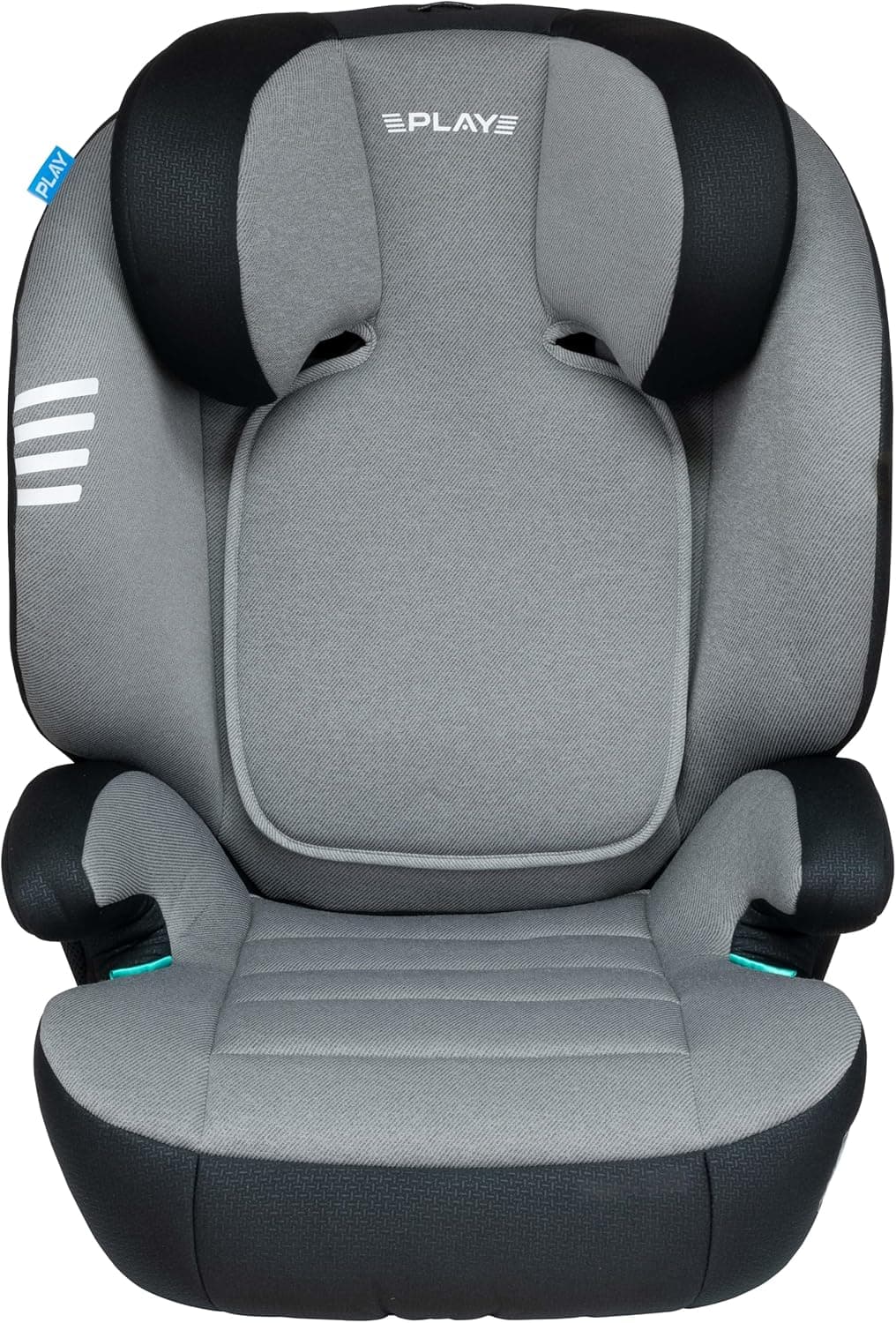 Play Two I Size | Cadeira auto com isofix para crianças dos 3 aos 12 anos ou 100-150 cm, cinzento