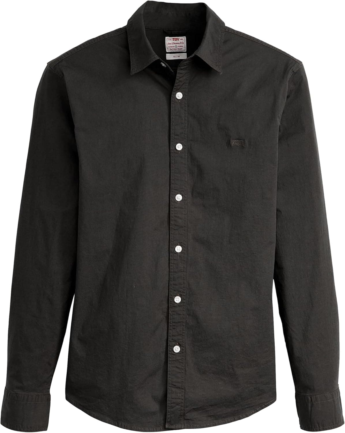 Levi's Long-Sleeve Battery Housemark Slim camisa para homem