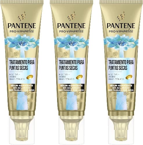 Pantene Pro-V Miracles Hidratação e brilho sérum com biotina para cabelo seco e danificado, 70 ml, tratamento com ácido hiaulorónico x 3