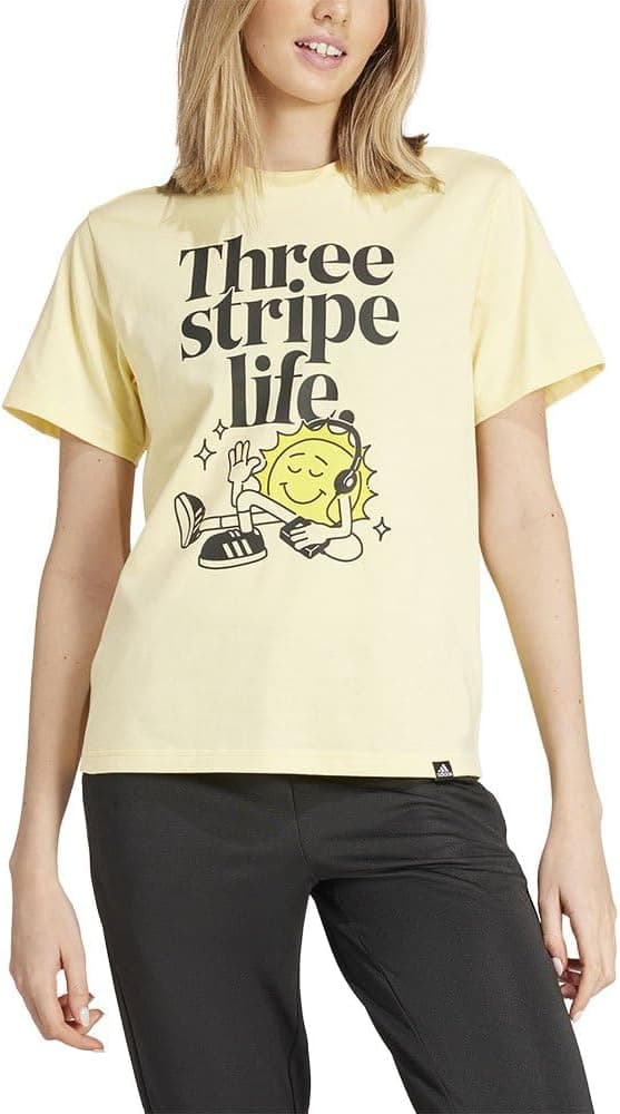 adidas Three Stripes Life Graphic T-shirt para mulher