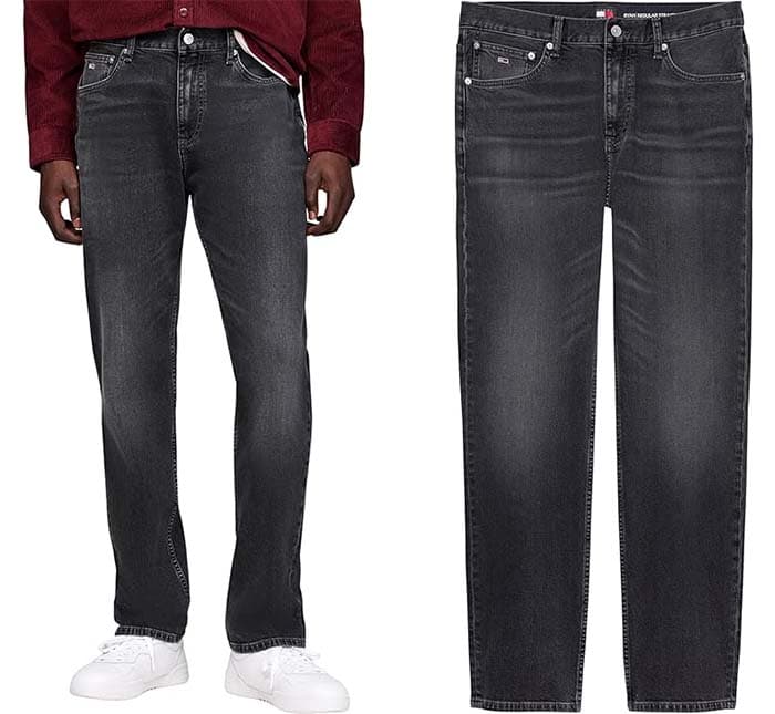 Tommy Jeans Calças de ganga homem Ryan Straight Regular Fit