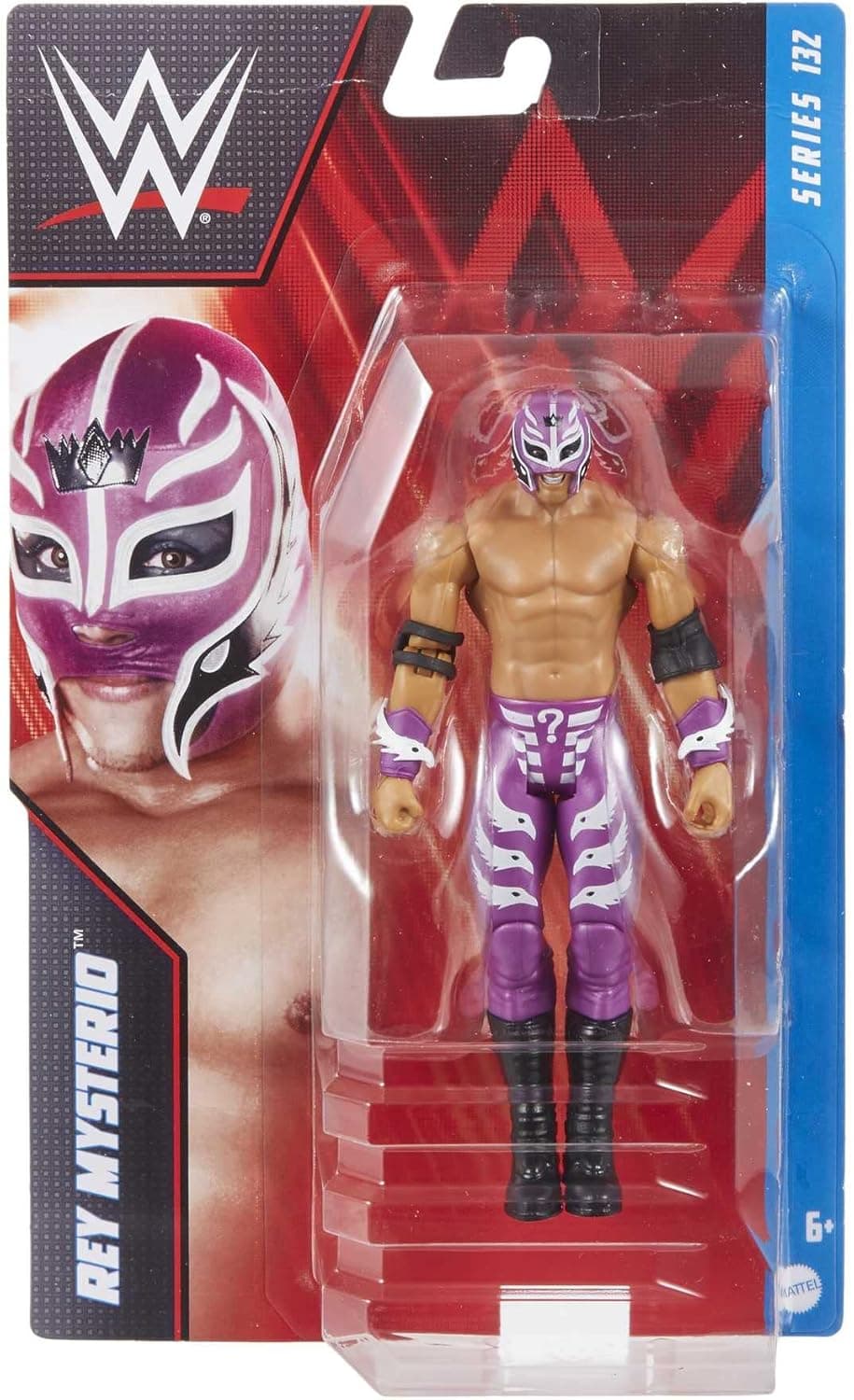 Mattel WWE Rey Mysterio figura de ação móvel de 15 cm para brincar e colecionar, brinquedo para crianças a partir de 6 anos HDD29